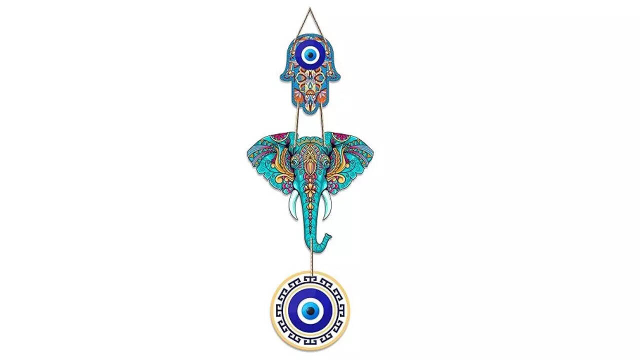 Artvibes Designer Elephant Wooden Wall Hanging