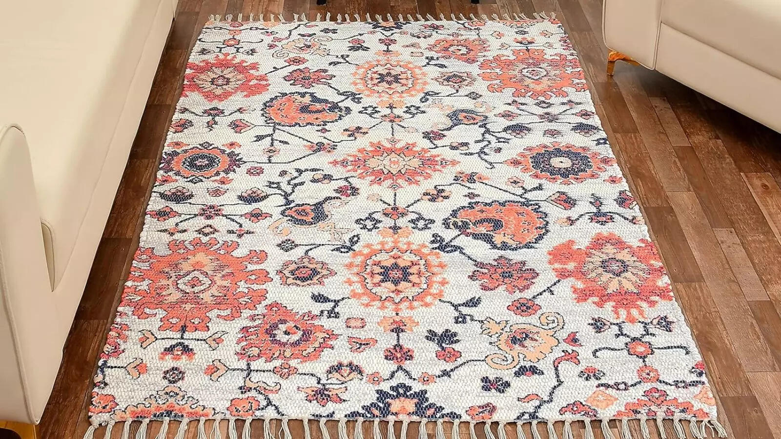 HOMA DORN Handmade Sustainable Printed Modern Dhurrie