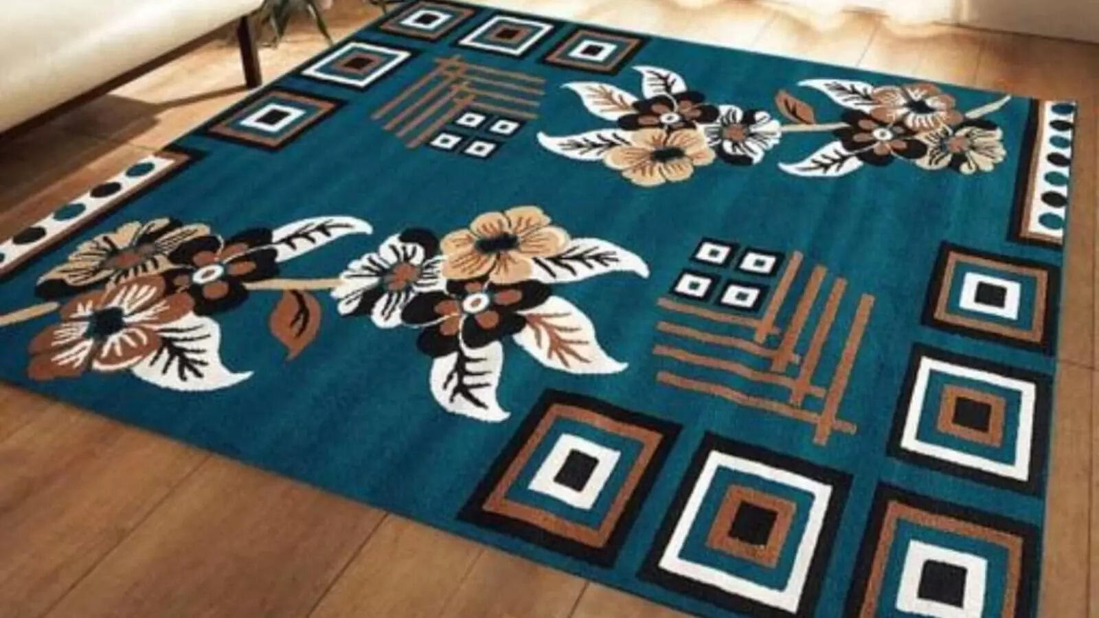 CHOUDHARY CARPET Home Decore Rectangular Carpet