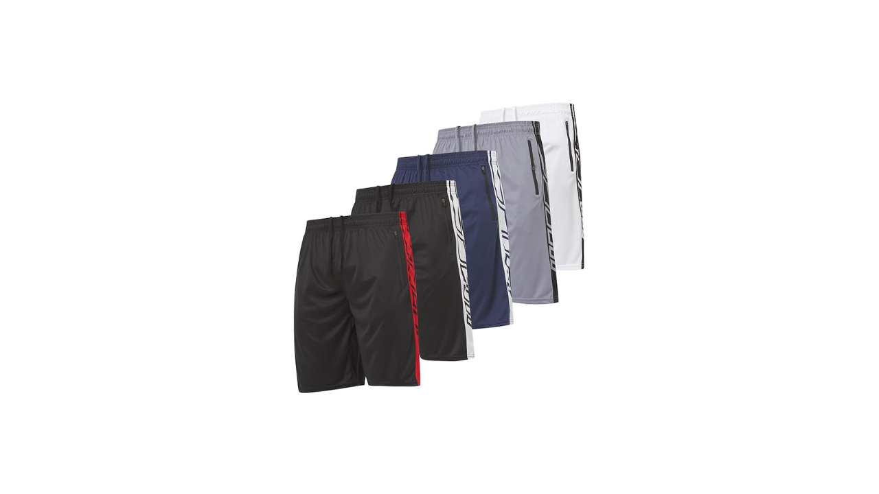 Ultra Performance Mens 5 Pack Running Shorts