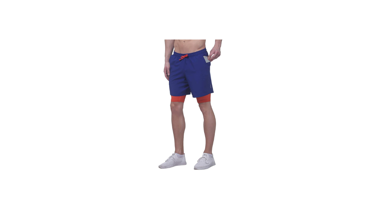 TRUEREVO 2 in 1 Running Sports Shorts