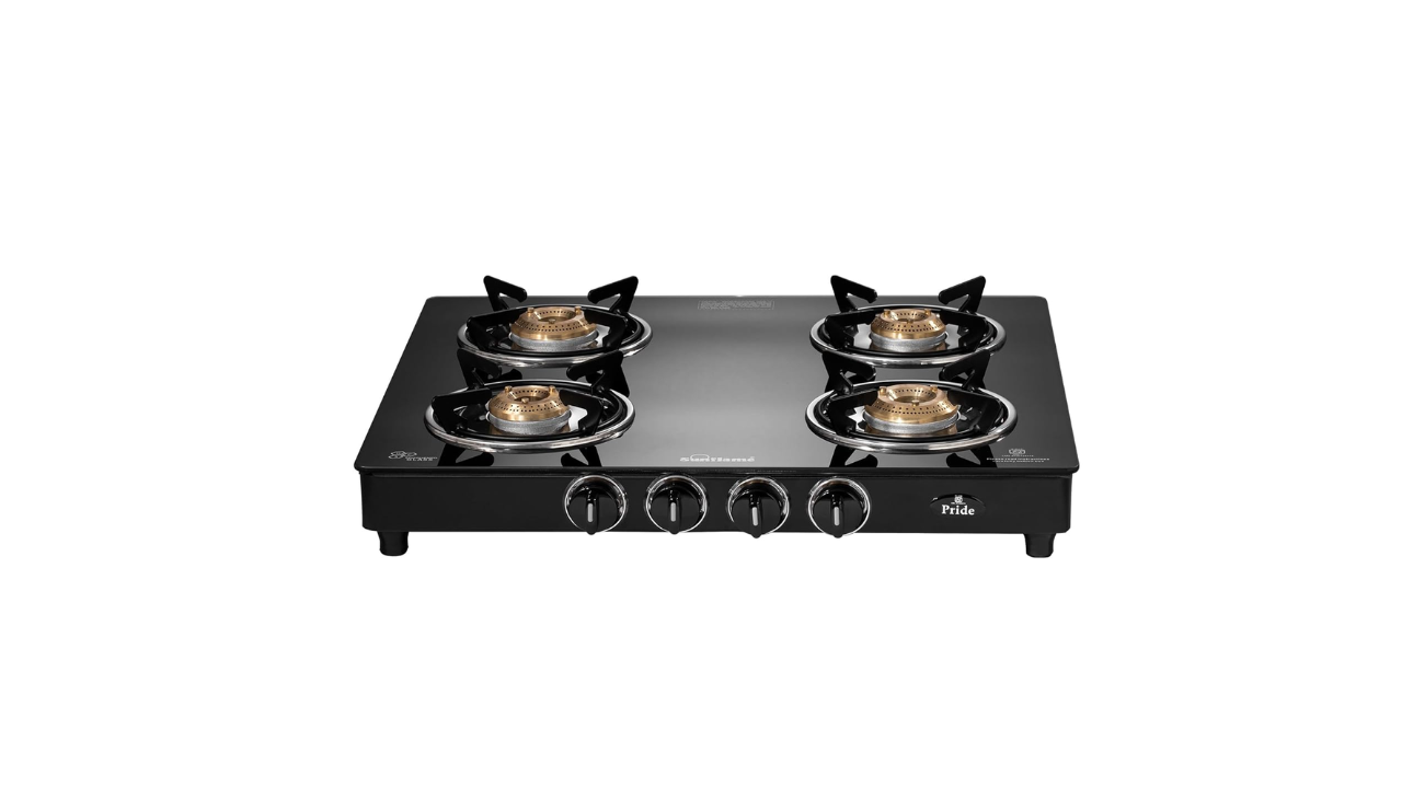 Sunflame Pride 4 Burner Gas Stove
