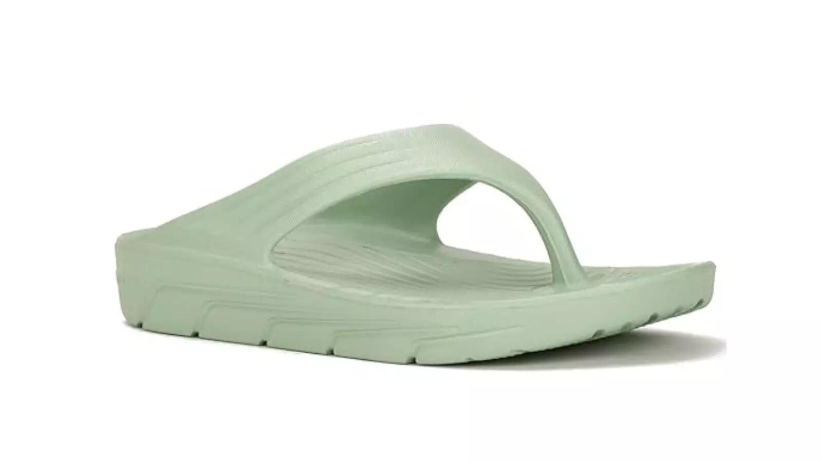 Bata Women FLOATZ THONG Olive Slippers