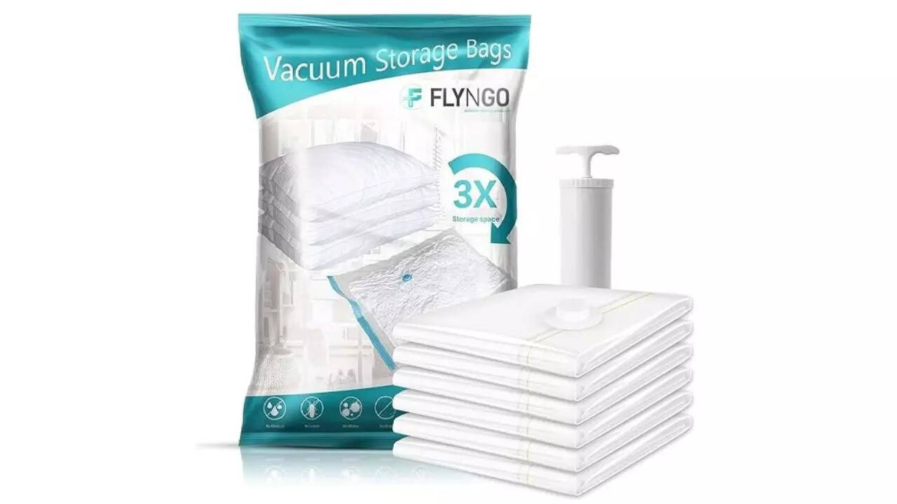 FLYNGO Reusable Ziplock Vacuum Storage