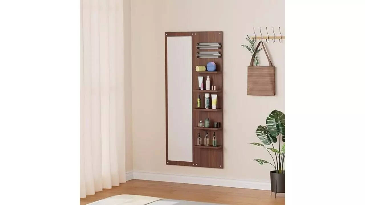 Solimo Engineered Wood Tracy Wall-Mounted Dressing Table