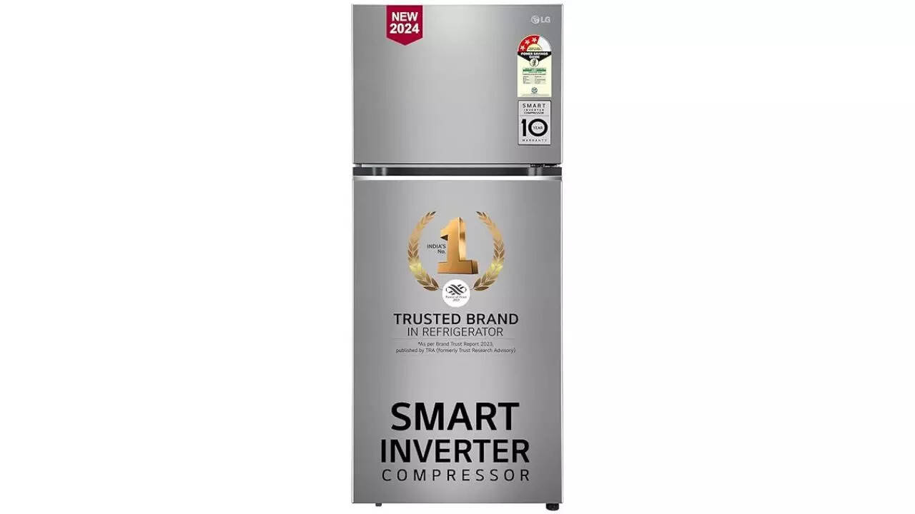 LG 380 L 3 Star Frost-Free Smart Inverter Double Door Refrigerator 