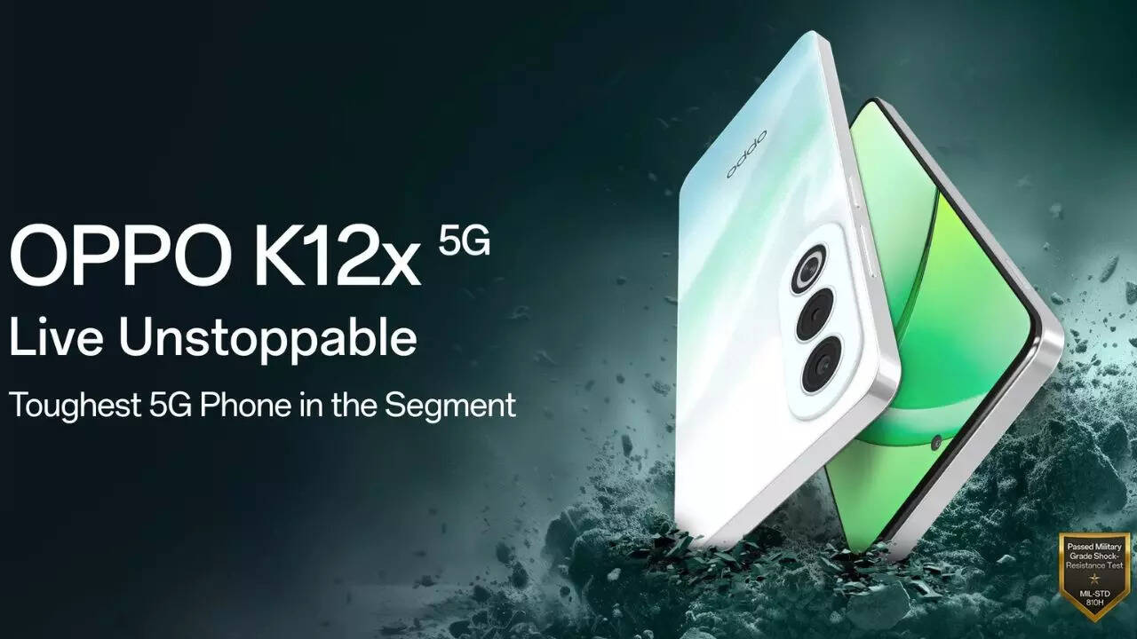 Oppo K12x 5G Launched in India with Military-Grade Body and 5100mAh Battery Price Specifications Availability
