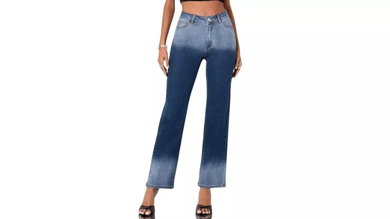 GRECIILOOKS Women High-Waist Jeans Best for Dinner Date 