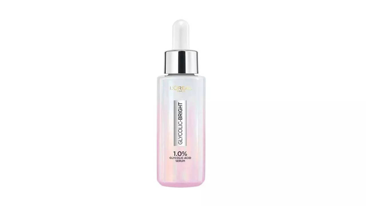 L'Oreal Paris Brightening Serum, 1% Glycolic Acid, 2% Niacinamide Serum, Visibly Minimizes Spots, Reveals Even Skin Tone, Glycolic Bright Skin, 15ml