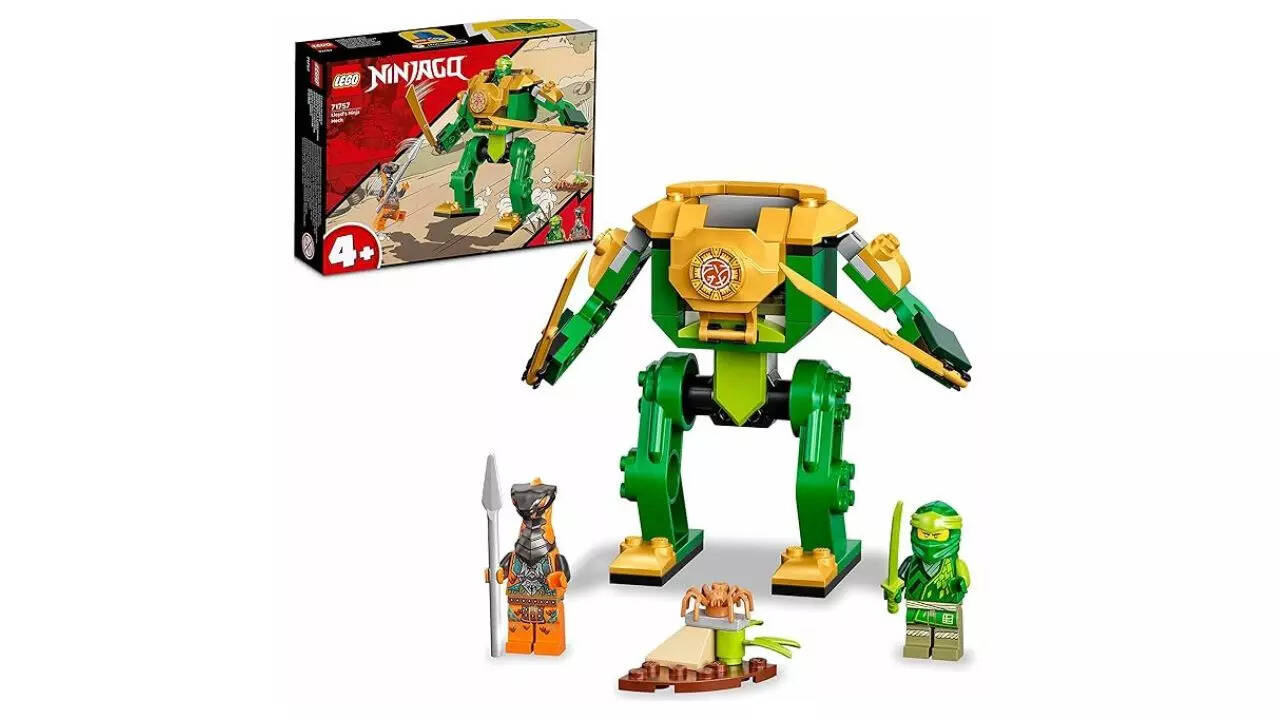 LEGO Ninjago Lloyd's Ninja Mech 71757 Building Kit (57 Pieces), Multi color