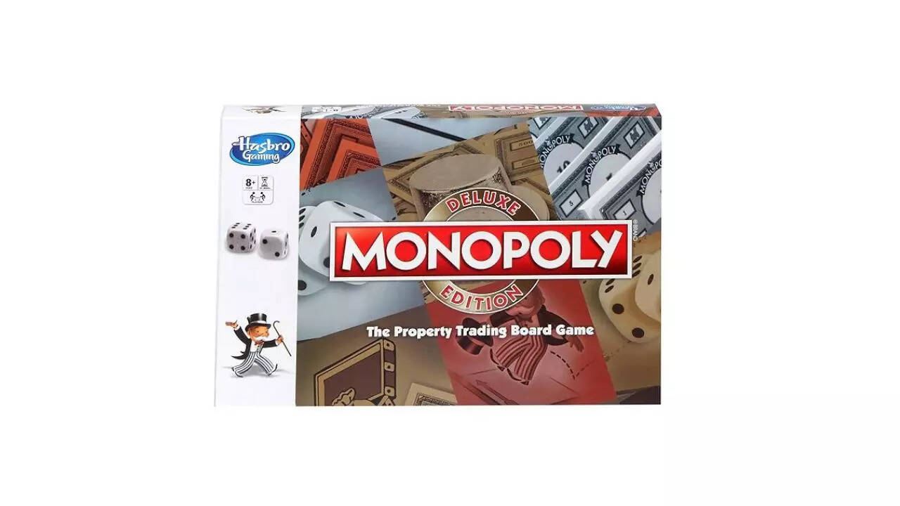 Monopoly Deluxe Edition Board Game, Fantasy Board Game, Games & Puzzles for Friends and Family, Board game for Boys and Girls Ages 8 years+