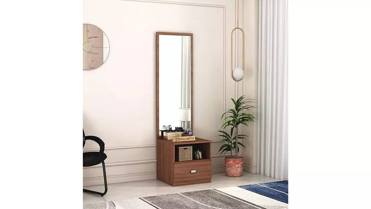 DesignFit Engineered Wood Dressing Table with Mirror