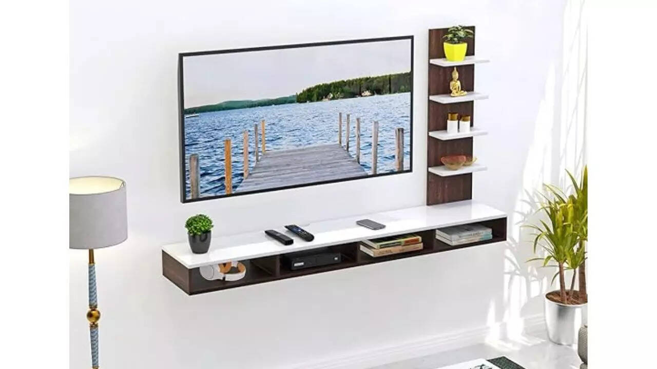 BLUEWUD Primax Engineering Wood Wall Mount TV