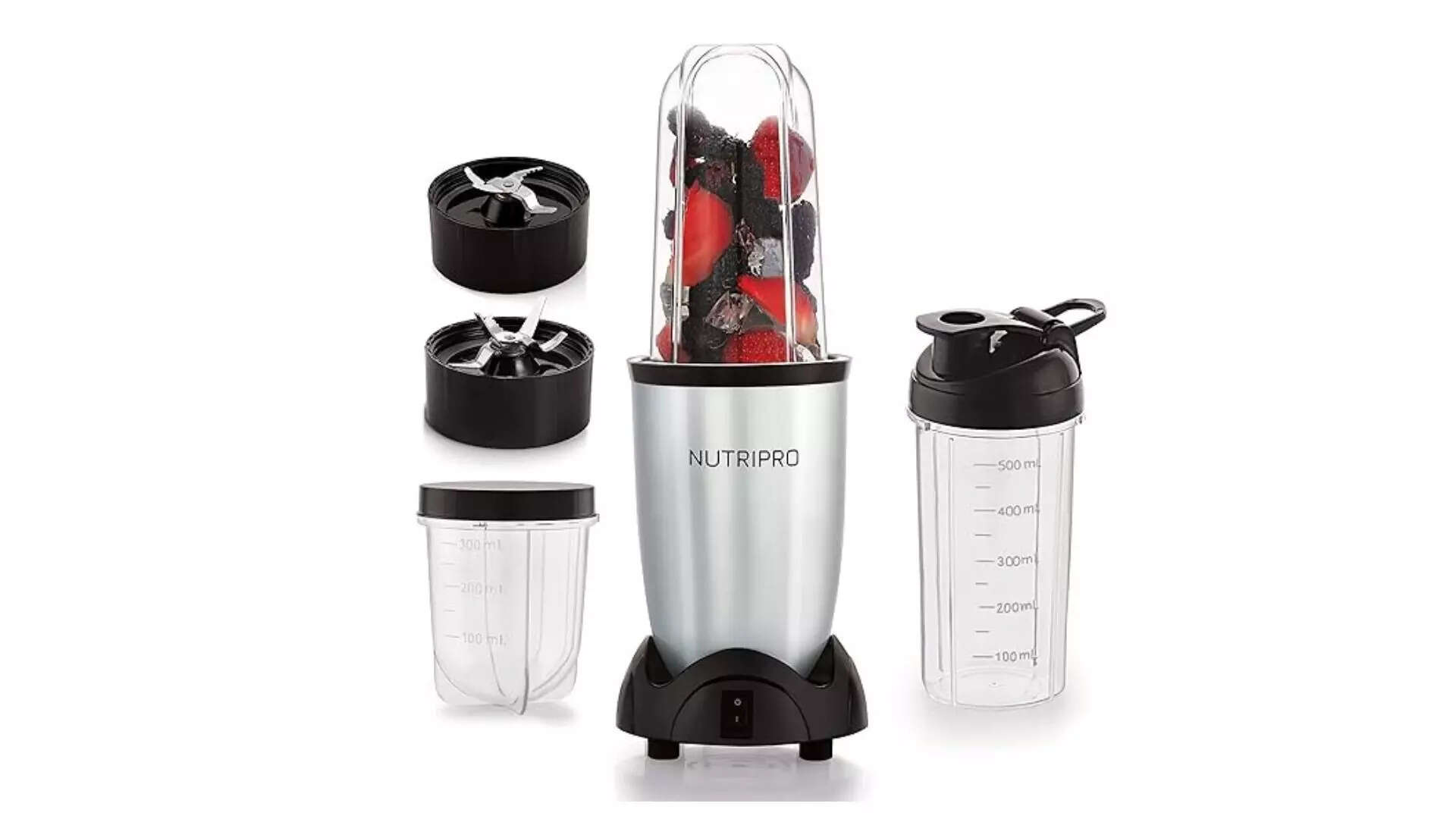 NutriPro Juicer Mixer Grinder Fresh and Versatile Blending 