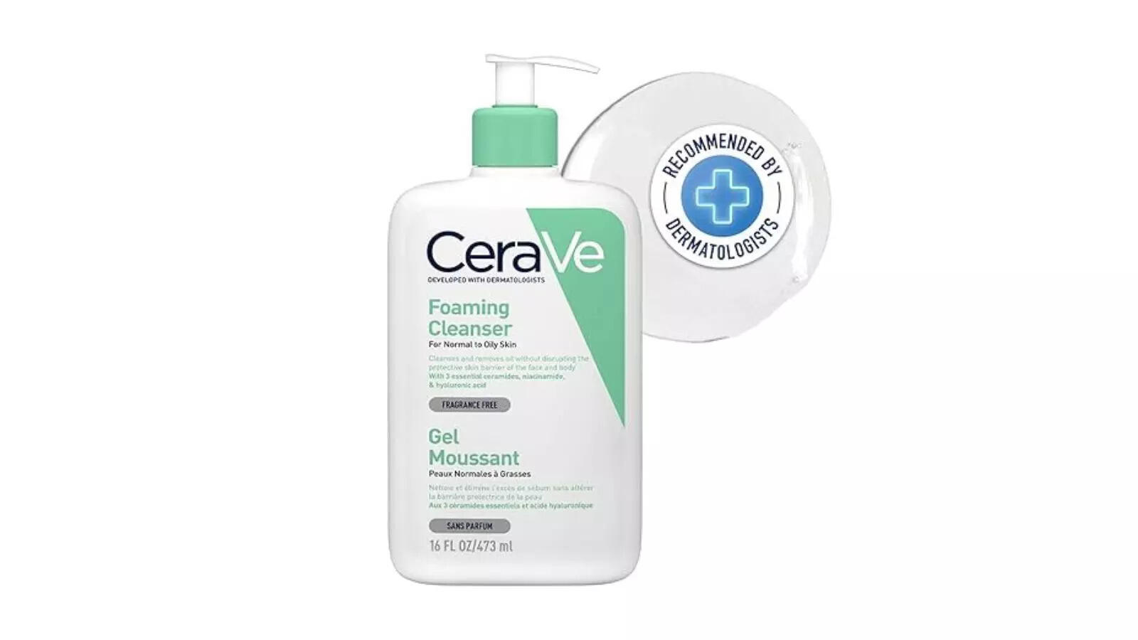 CeraVe Foaming Cleanser For Normal To Oily Skin
