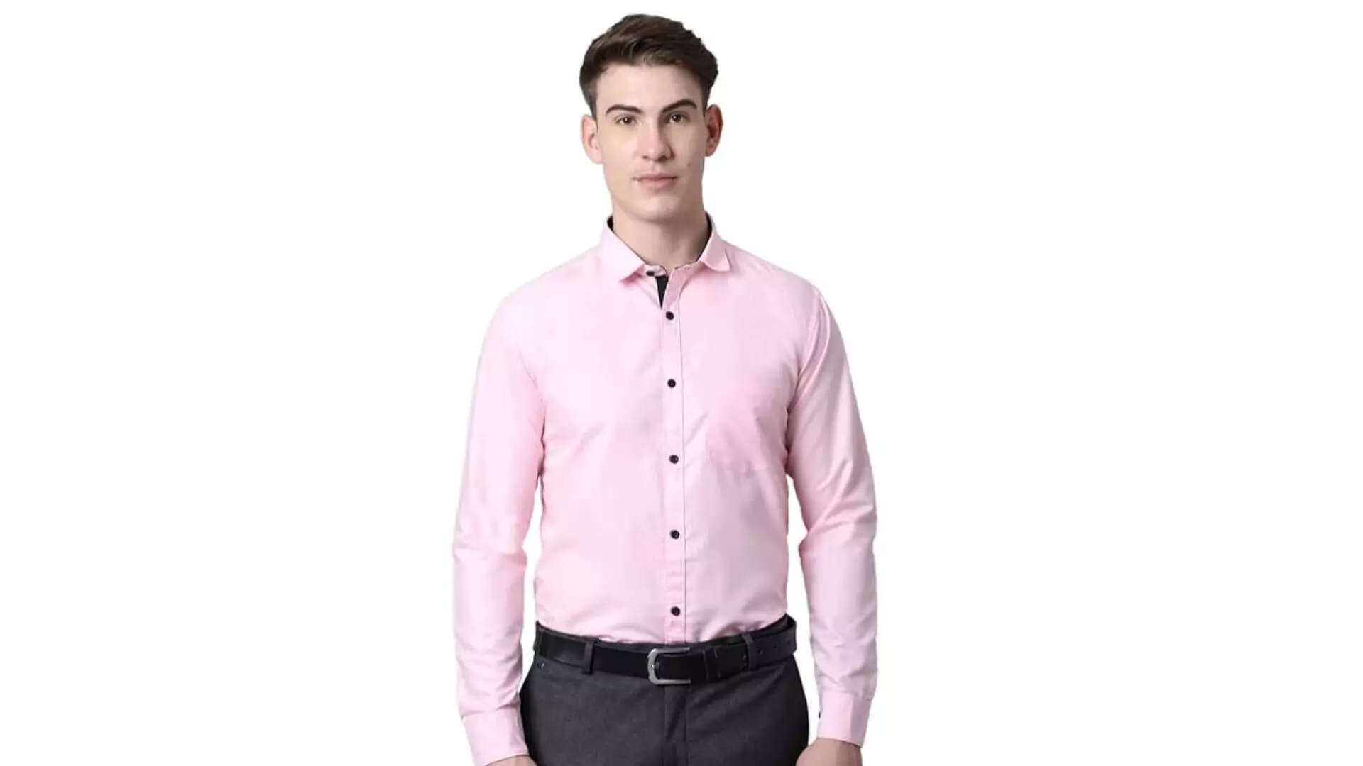 Majestic Man Slim Fit Cotton Blend Formal ShirtModern and Classic