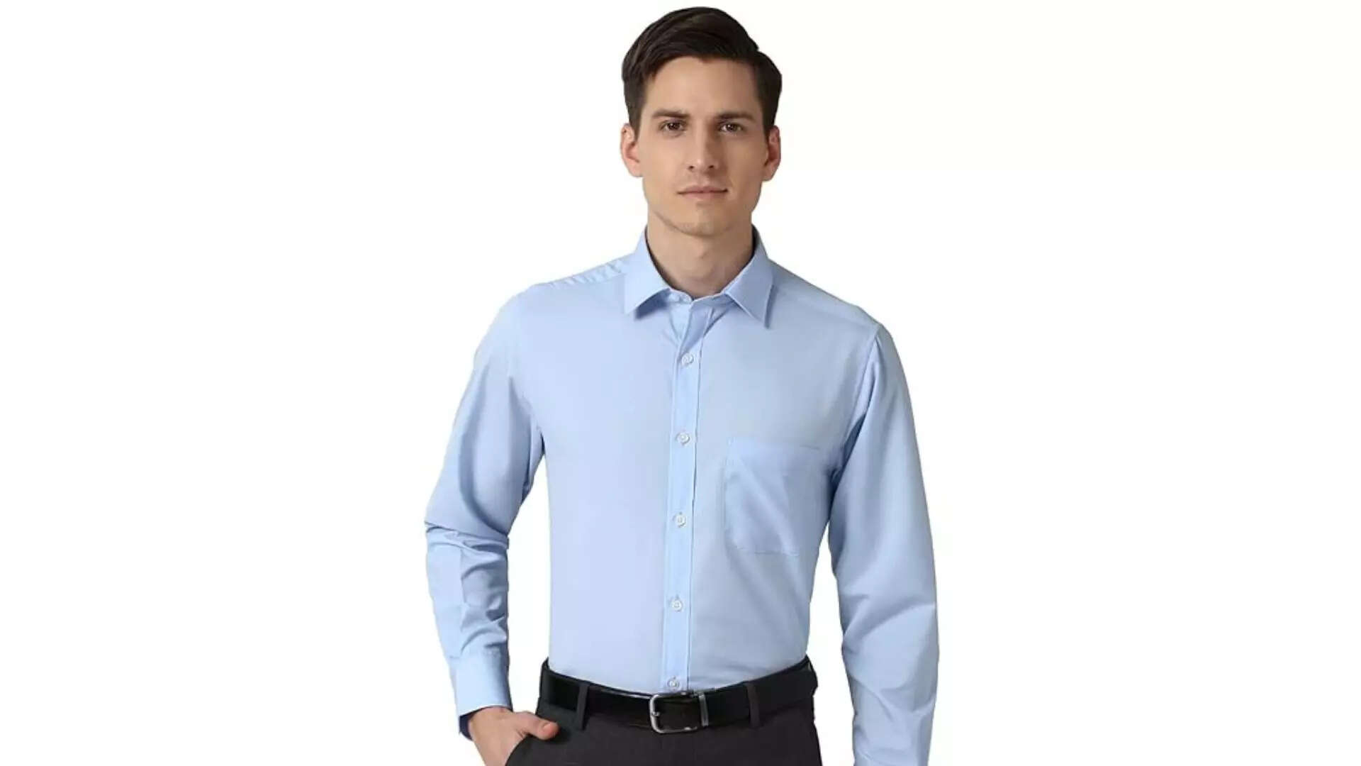 Peter England Blue ShirtVersatile Style