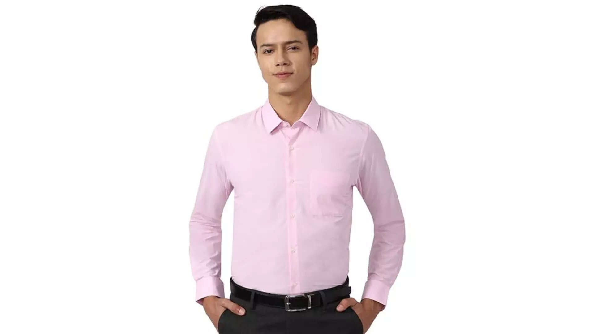 Peter England Mens Regular Fit Shirt Timeless Appeal 