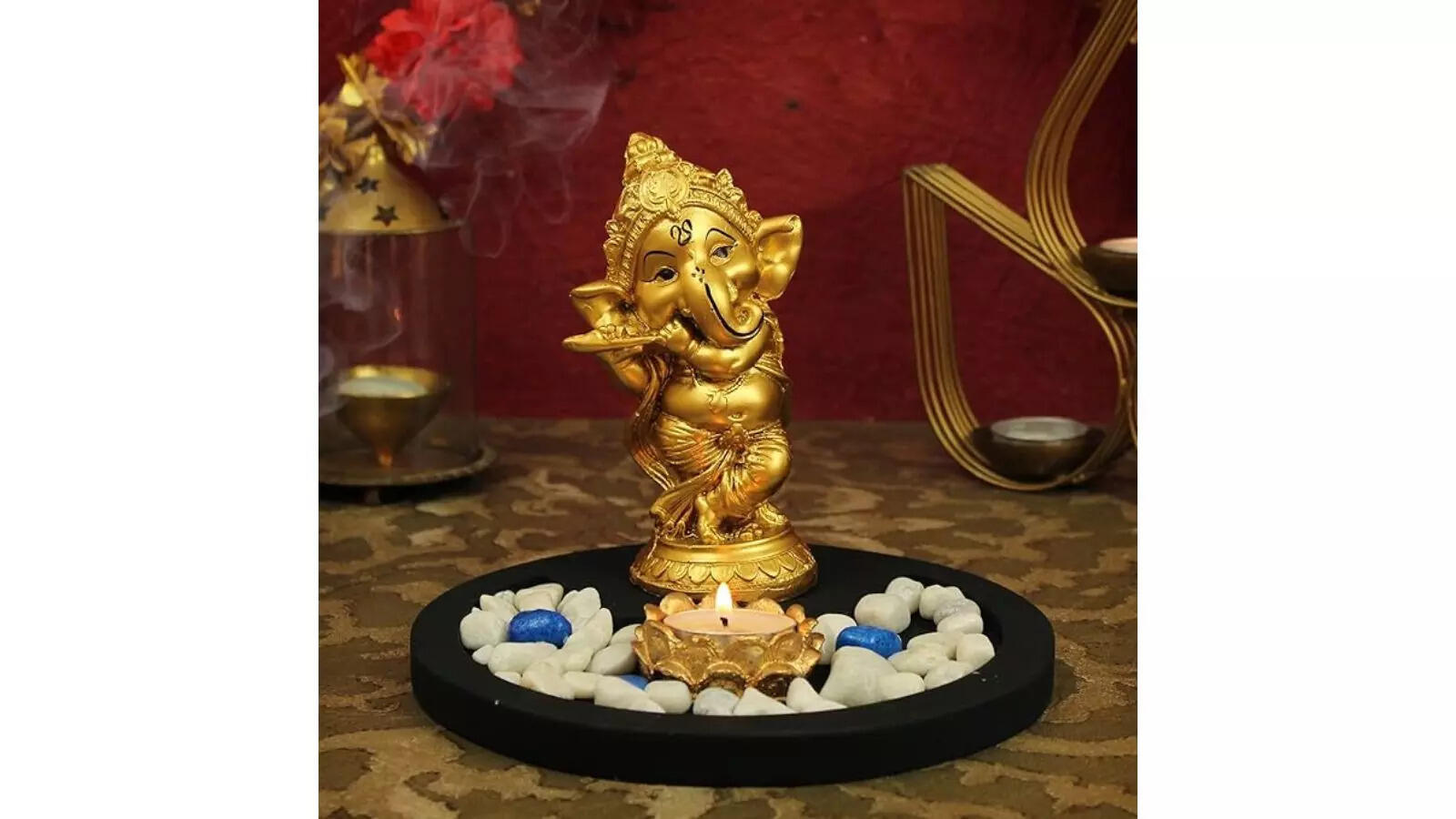 TIED RIBBONS Ganesha Statue