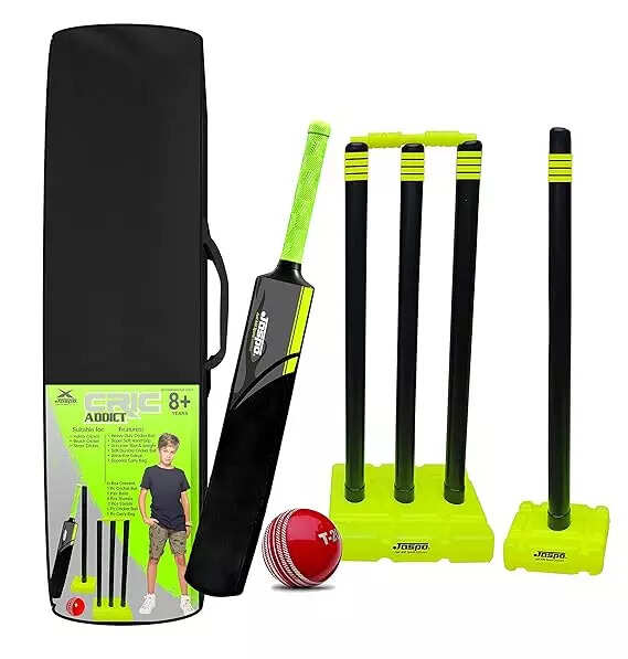Jaspo CRIC Addict Plastic Cricket Bat Set