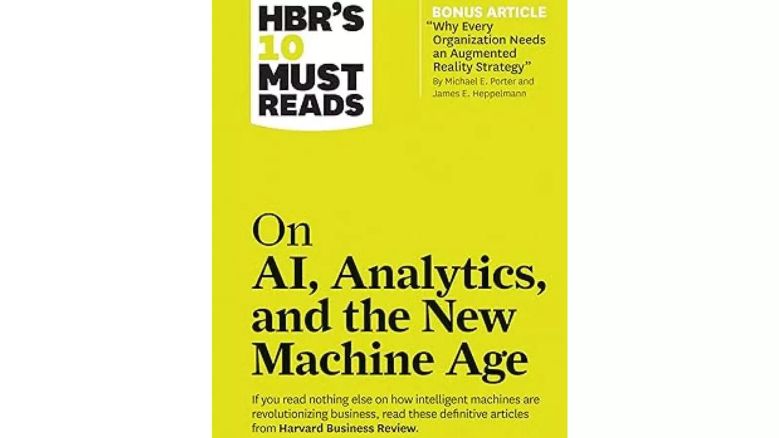 HBR's 10 Must Reads on AI, Analytics (1)