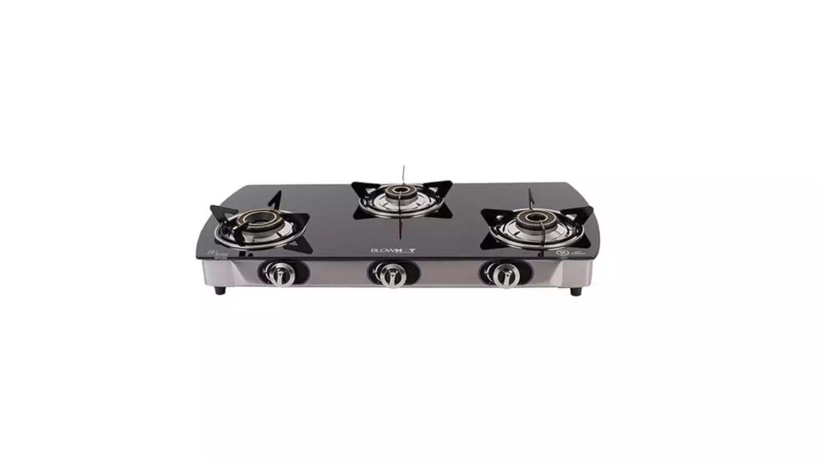 BLOWHOT Heavy Brass Burner 3 Burner Auto Ignition Gas Stove