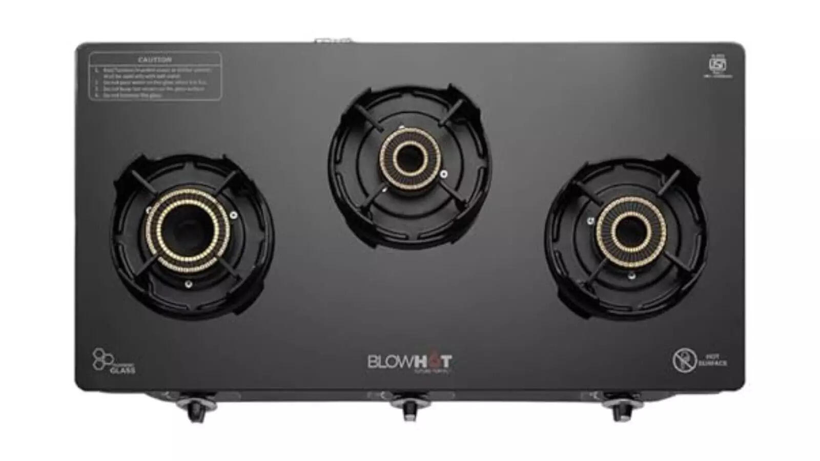 BLOWHOT Premium Design Emerald Heavy Tornado Brass 3 Burner