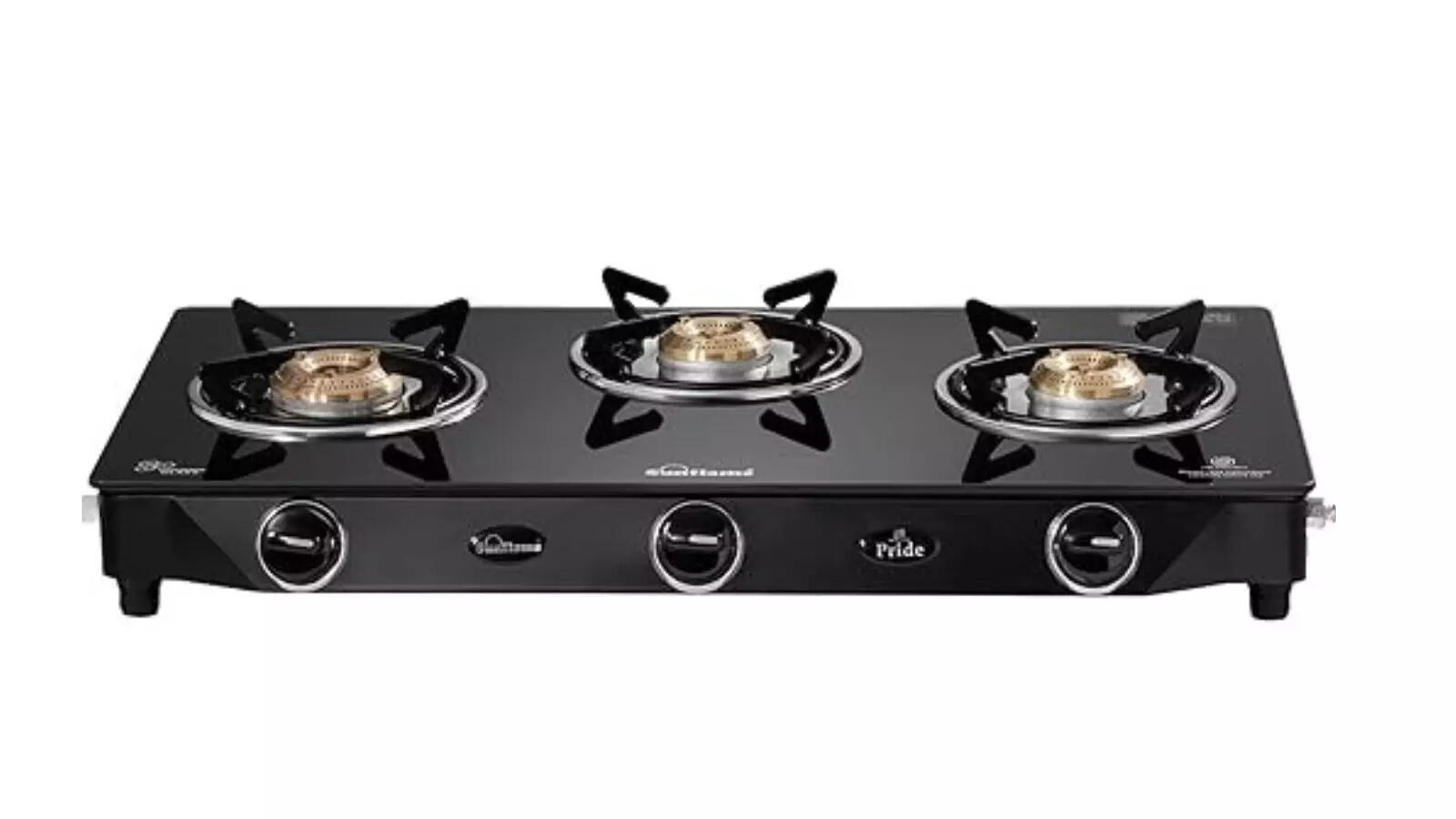 Sunflame Pride 3 Burner Gas Stove Smartwatch