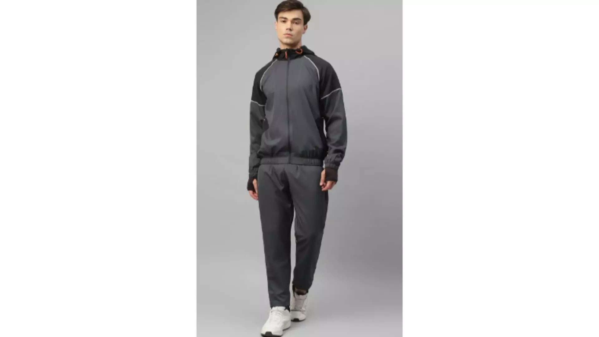 DIDA Hooded Quick-Dry Tracksuit Charcoal Cool 