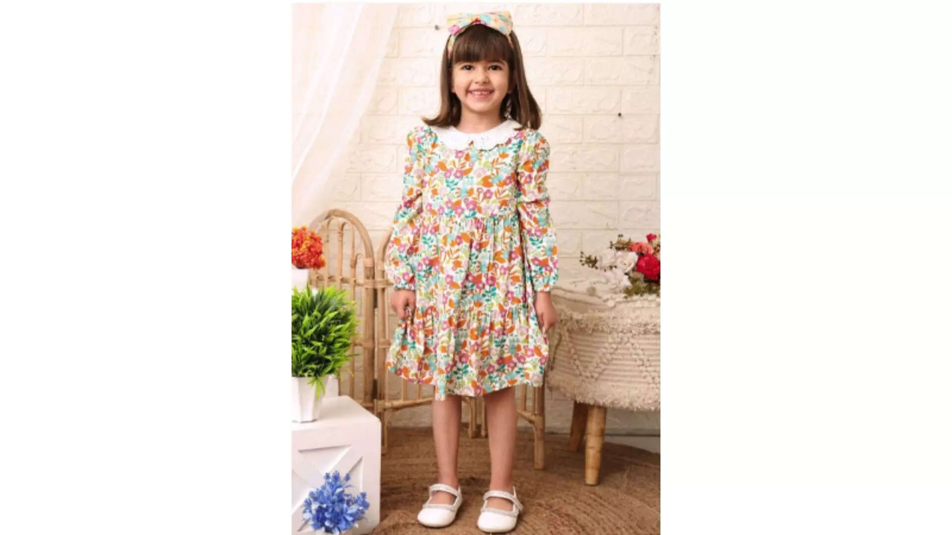 Nauti Nati Peter Pan Collar A-Line Tiered Dress Cute and Classy