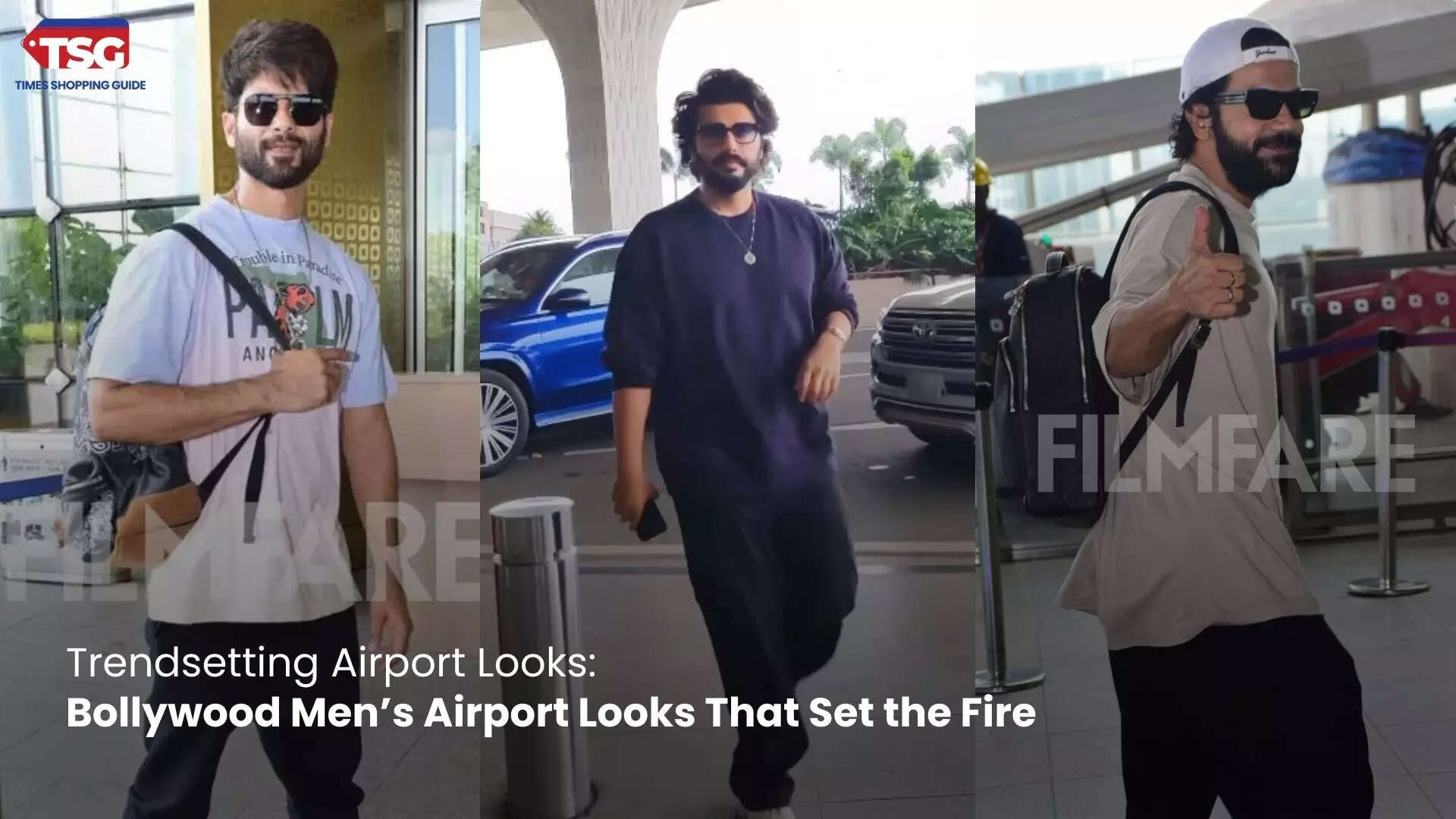 Bollywood Men Elevating Airport Looks to New Heights of Style and Sophistication 