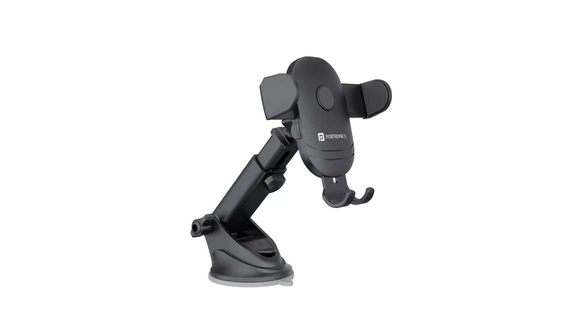 Portronics Clamp M2 Adjustable Car Mobile Phone Holder Stand 