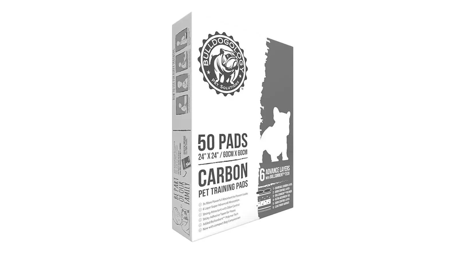 Bulldogology Carbon Black Puppy Pee Pads