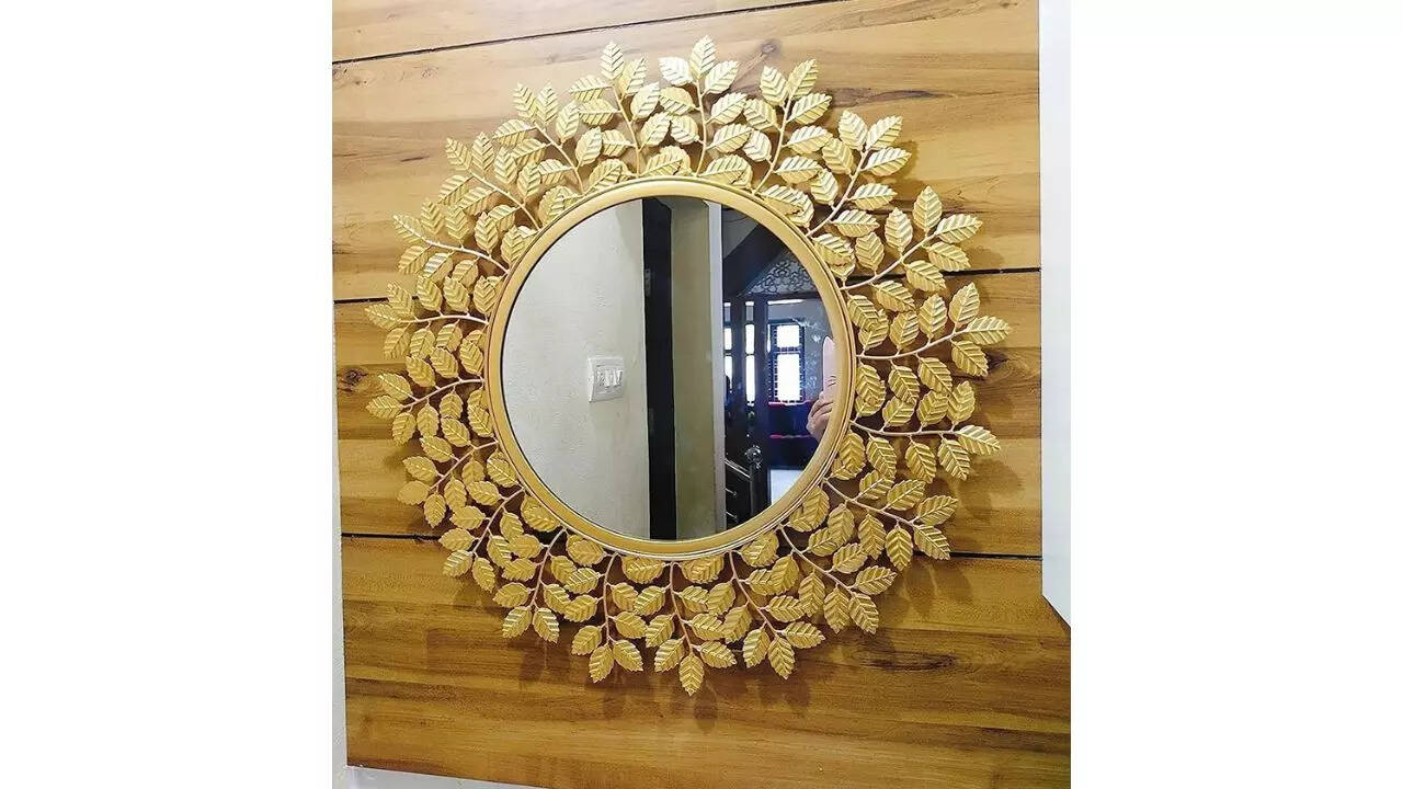 Furnish Craft Alloy Steel Rust Proof Wall Round Mirror