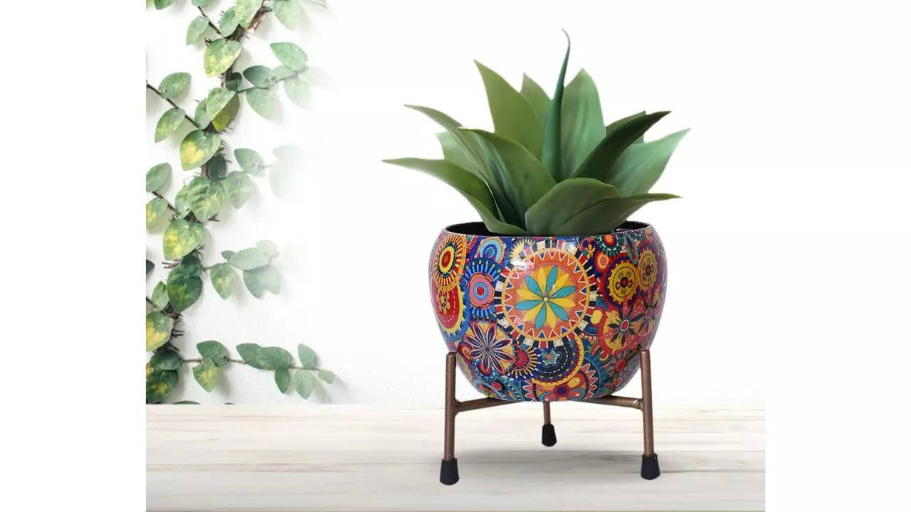 CINAGRO Metal Flower Vase