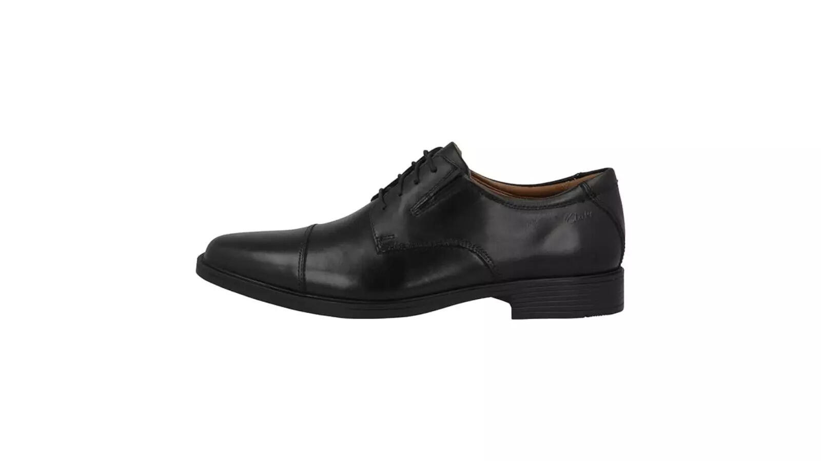 Clarks Mens Tilden Cap Leather Formal Shoes