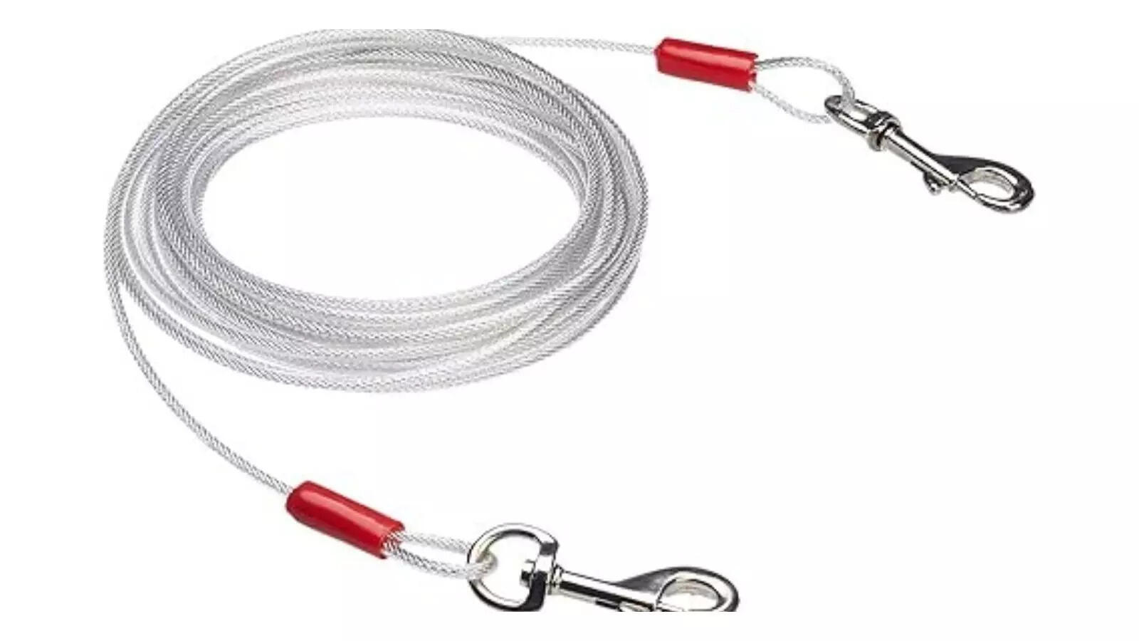 AmazonBasics Tie-Out Cable_Leash for Dogs