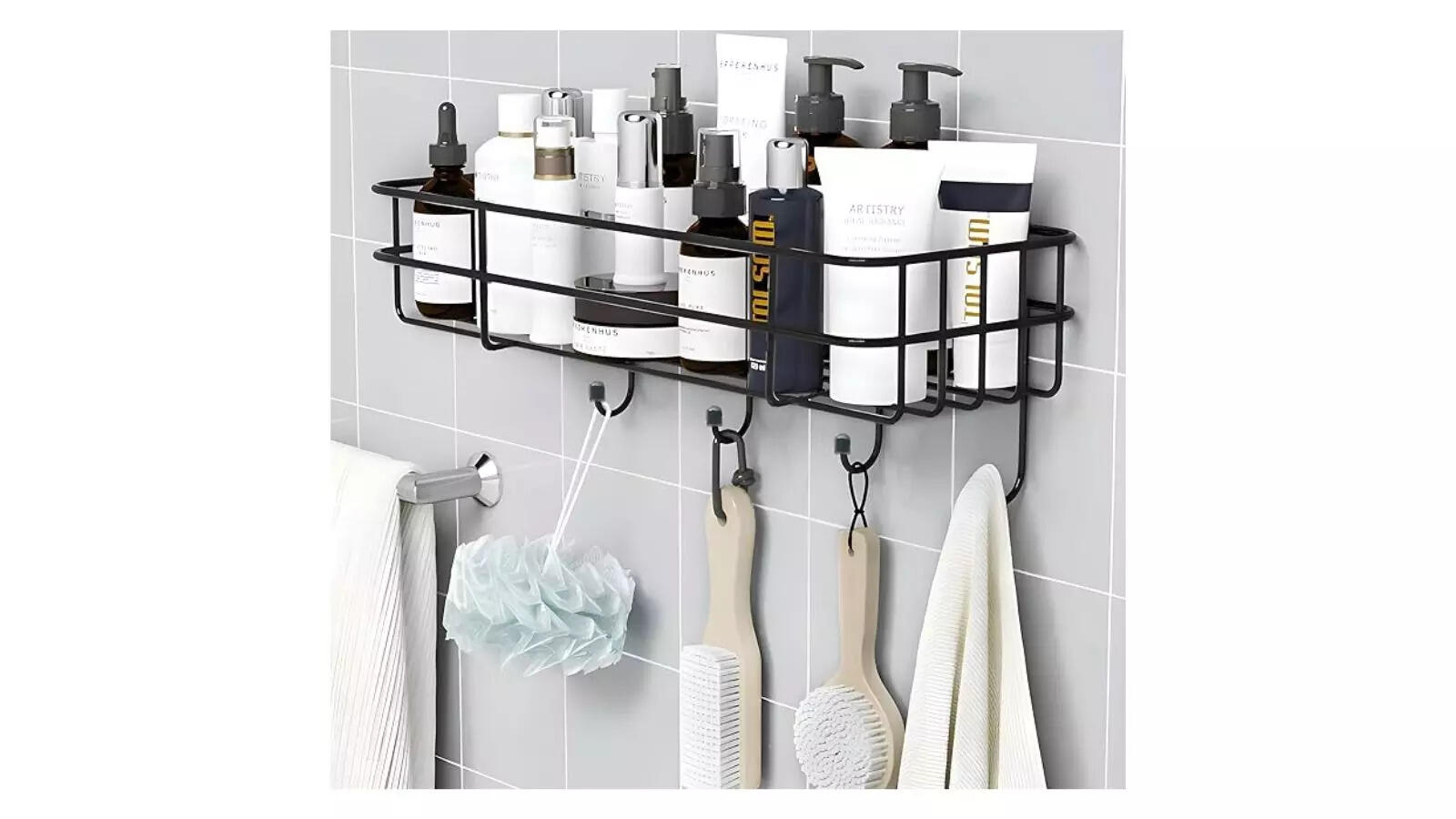 Plantex Self Adhesive Bathroom Shelf