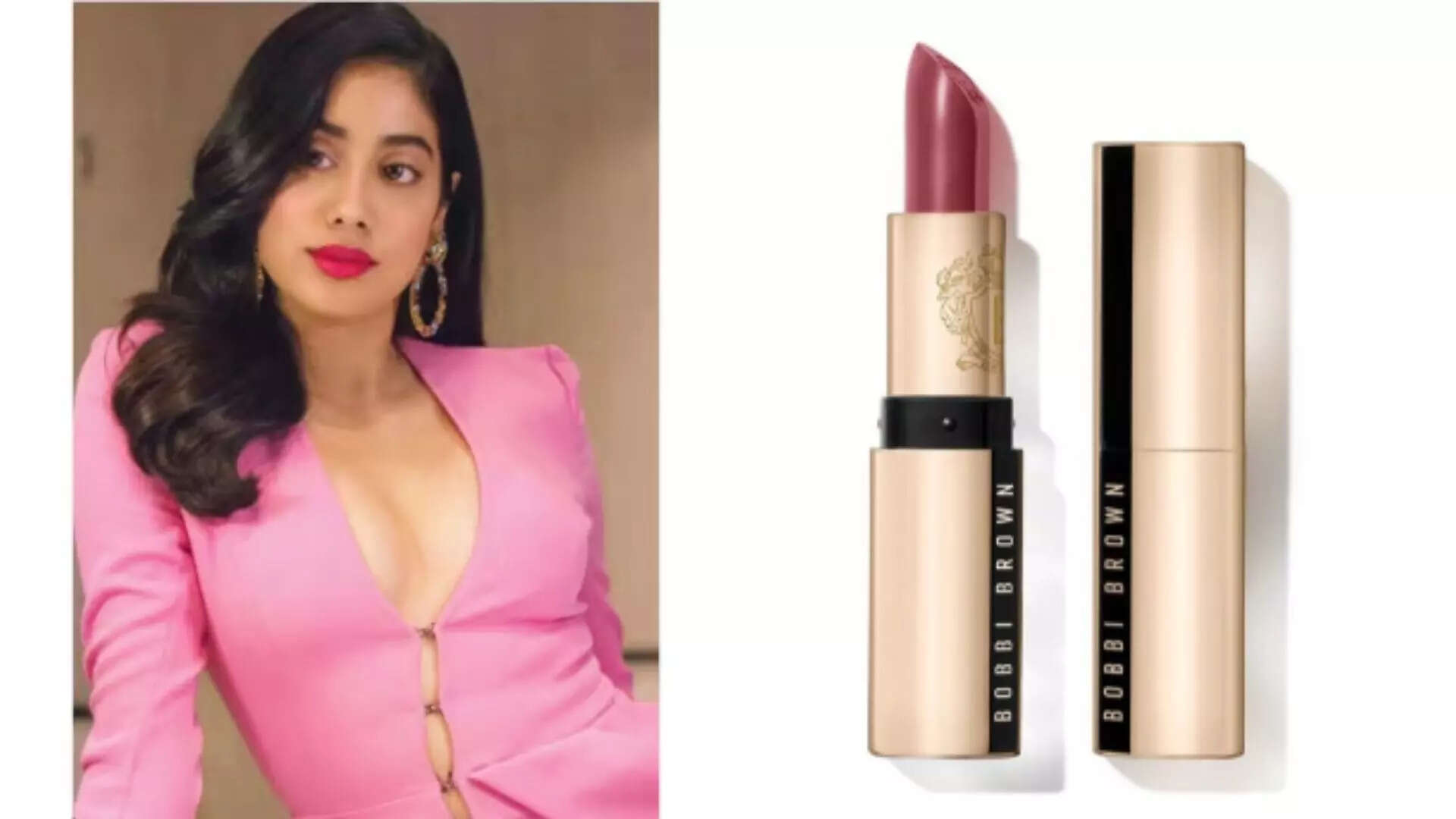 Bold and Beautiful Make a Statement with Janhvi Kapoors Berry Lip Look 