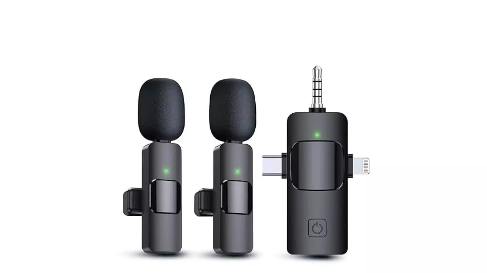 PQRQP 3 in 1 Wireless Collar Microphone