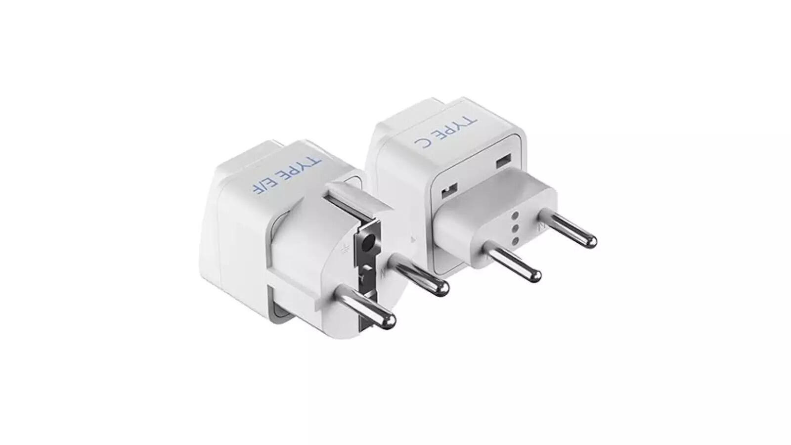 Ceptics European Travel Plug Adapter