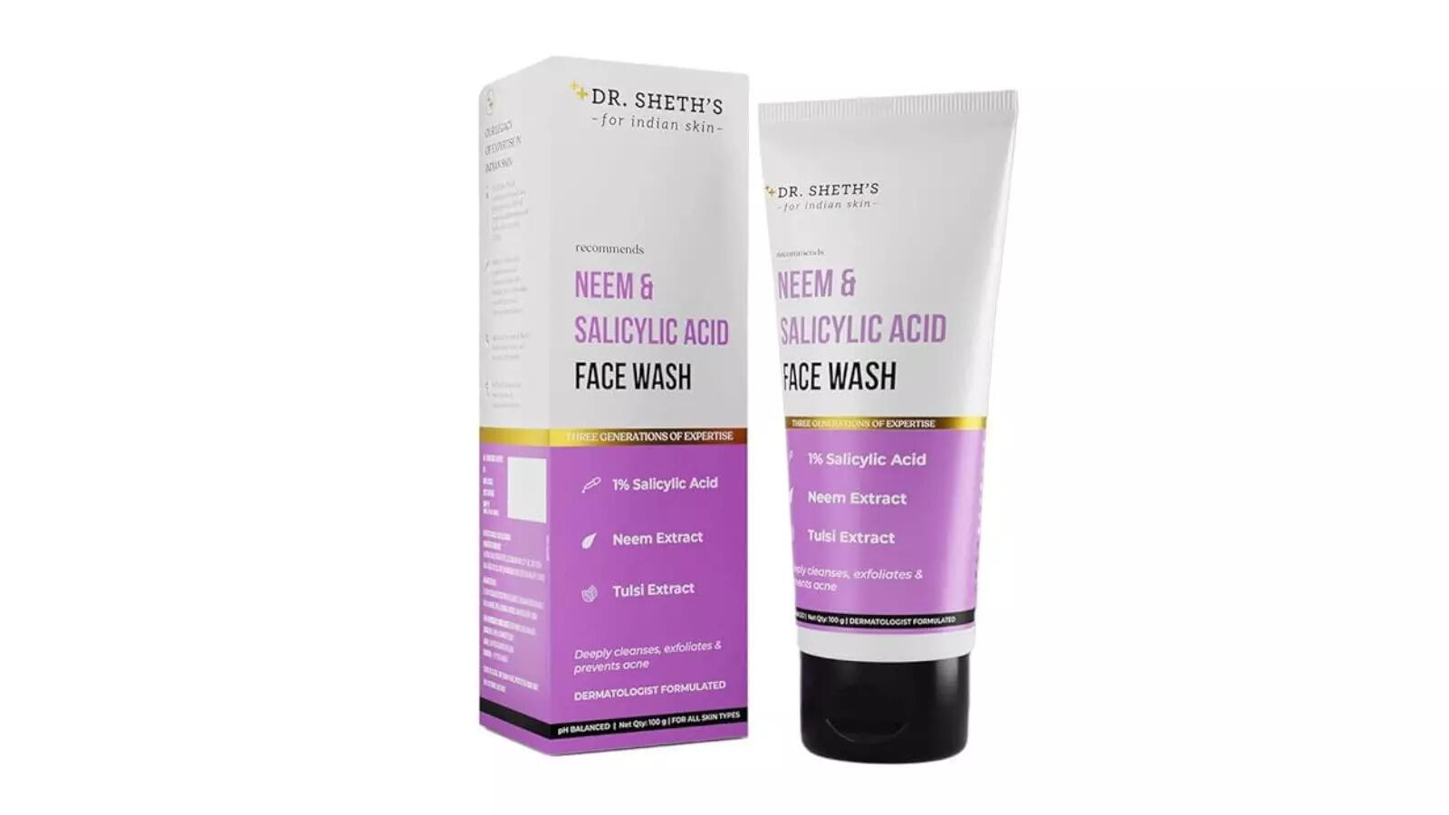 Dr Sheths Neem Salicylic Acid Face Wash