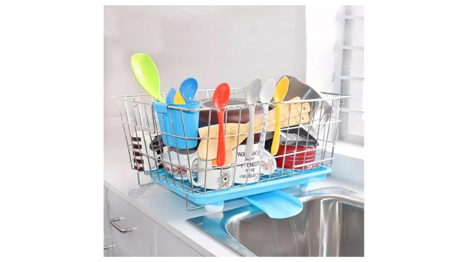 BURAQ Stainless Steel Dish Drainer