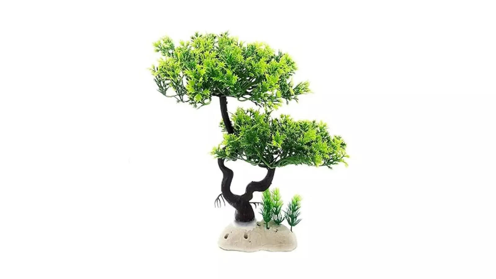 JAINSONS PET PRODUCTS Aquarium Plastic Artificial Plant Fish Tank Ornament Tree Decoration