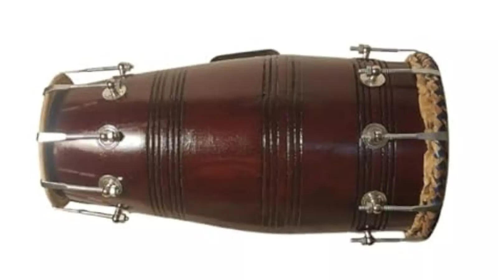 SAI MUSICALS 20 to 21 Inches Naal Dholki