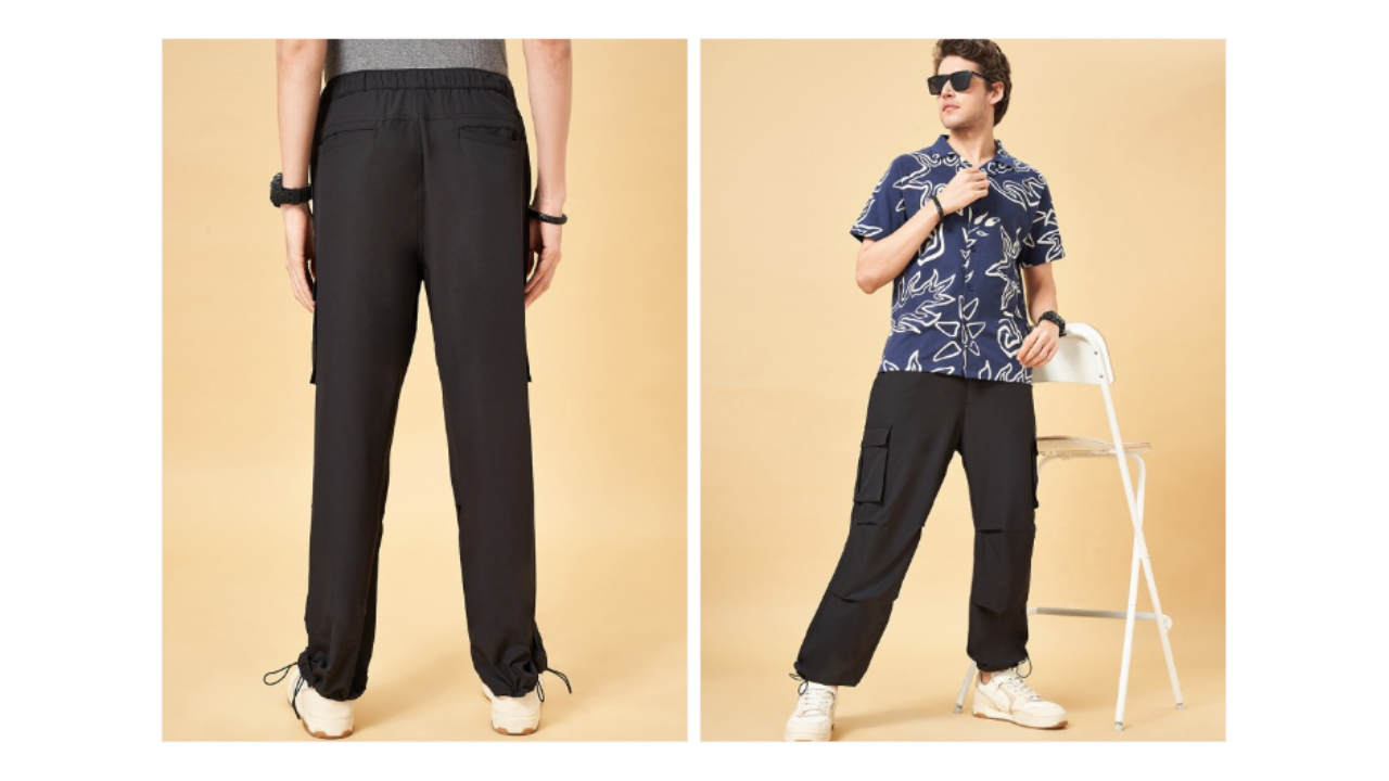 YU by Pantaloons Men Mid-Rise Cargos