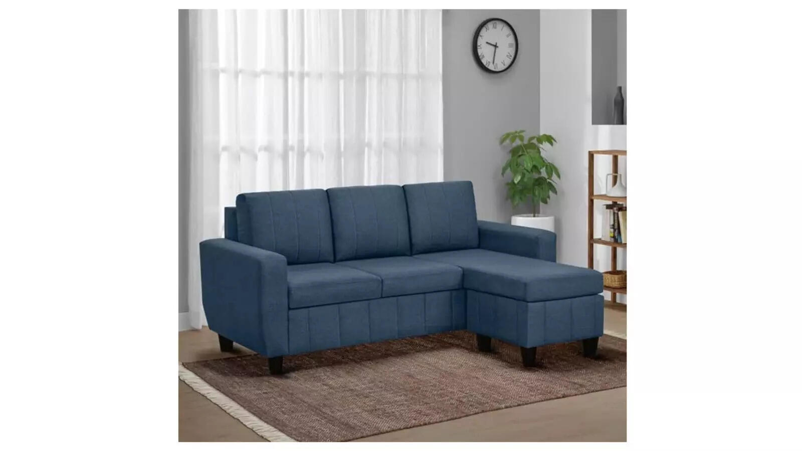Sleepyhead Bae 4 Seater Interchangeable L Shape Sofa Set