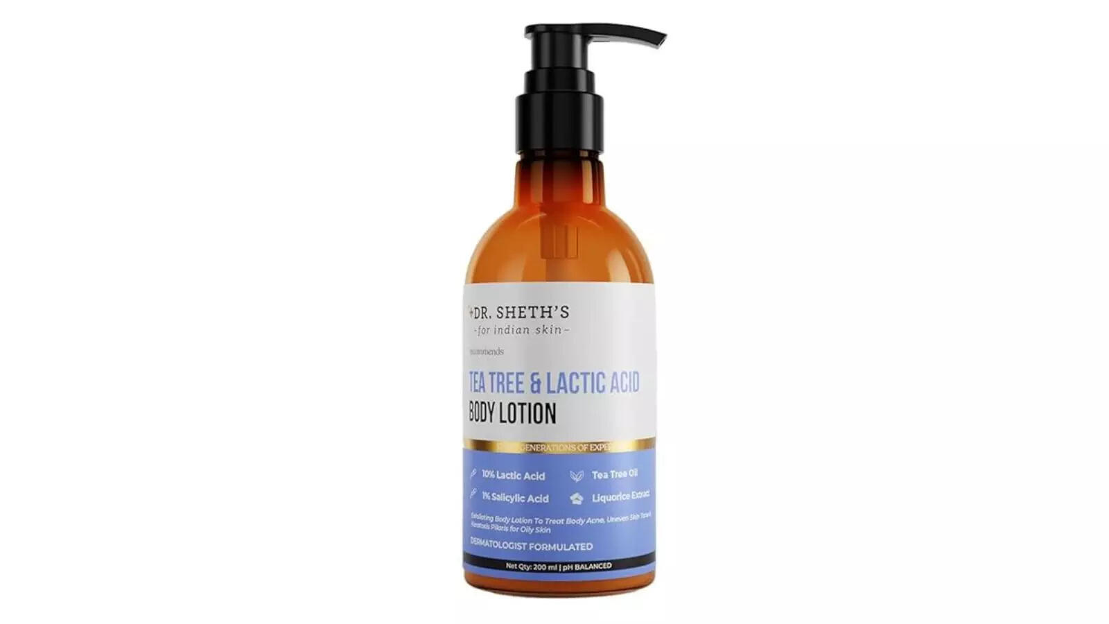 Dr Sheths Tea Tree Lactic Acid Body Lotion