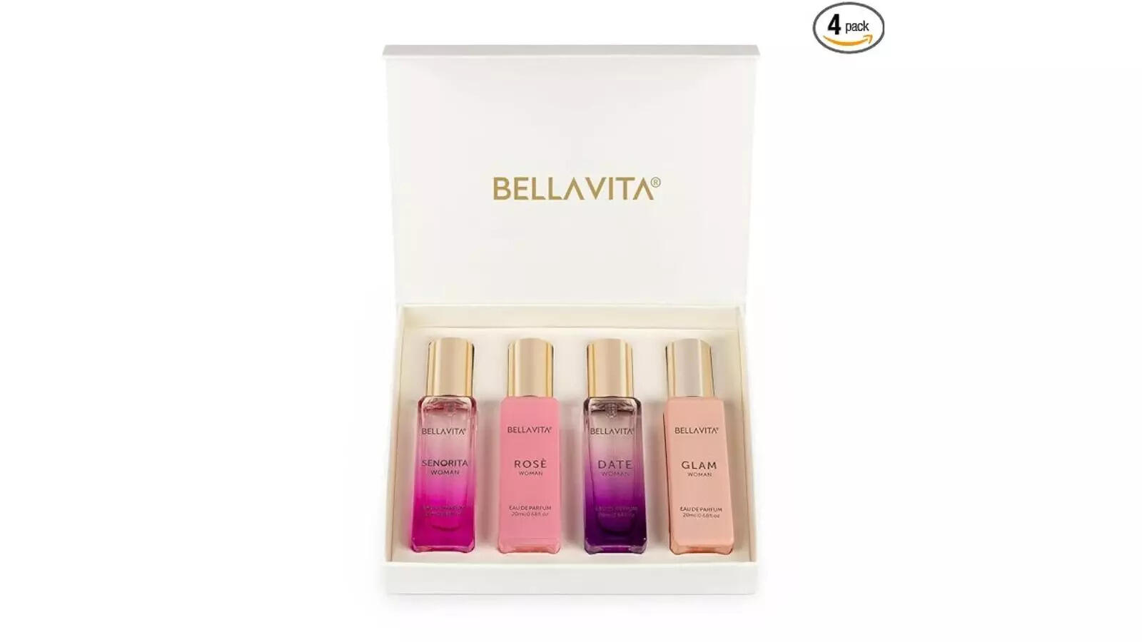 Bella Vita Luxury Woman Eau De Parfum Gift Set 4x20 ml for Women
