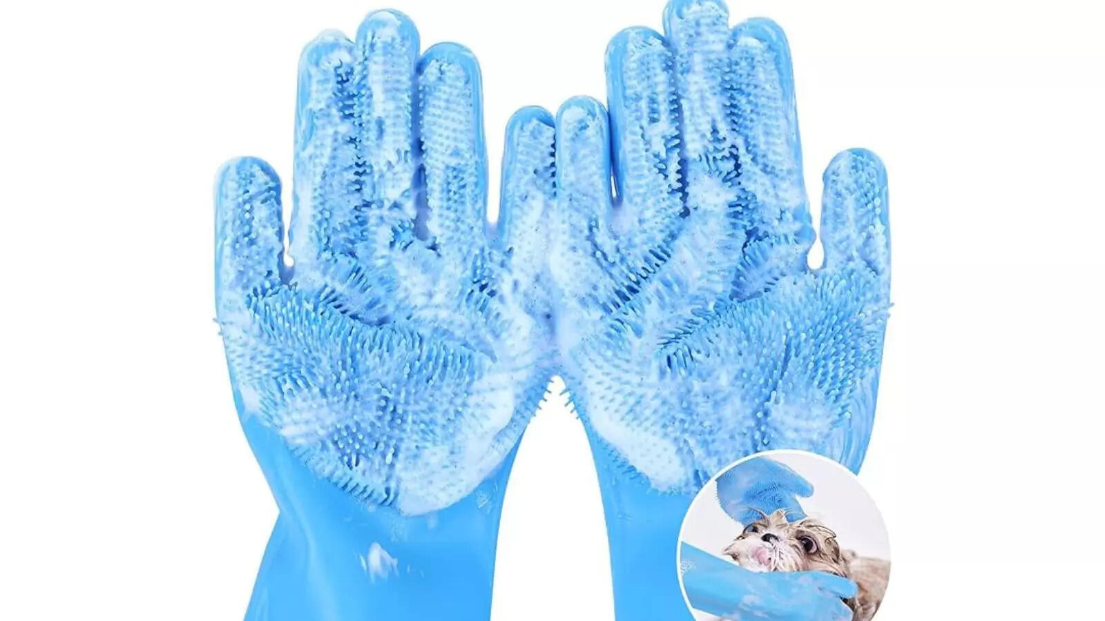 Pecute Pet Grooming Gloves
